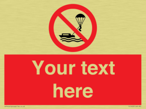 Custom No parasailing